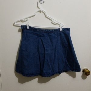 Denim Skater Skirt